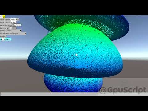 Swarm written in GpuScript - one million spheres - part 2