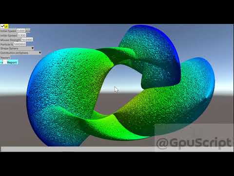 Swarm written in GpuScript - one million spheres